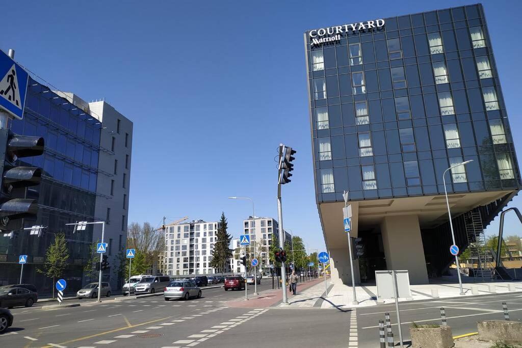 9Th Floor Amazing View Central Studio Apartment VNO Exteriör bild
