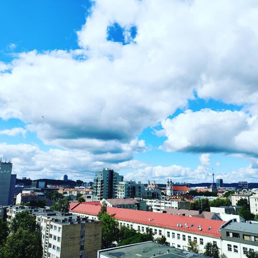 9Th Floor Amazing View Central Studio Apartment VNO Exteriör bild